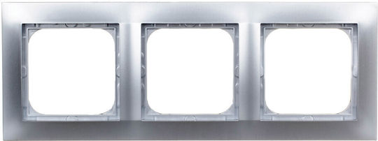 Ospel Switch Frame in Silver Color R-3Y/18