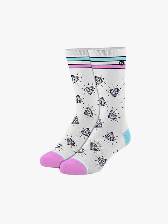Odd Sox Bărbați Șosete Alb 1Pachet