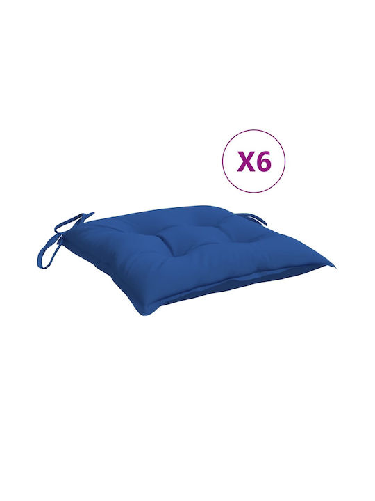 vidaXL Waterproof Bench Cushion Palette Blue 6 ...