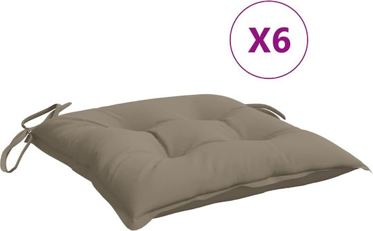 vidaXL Sitzbank-Kissen für Palette 6 Stück 50x50 cm