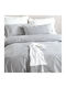 Rythmos Bettbezug-Set Übergröße mit 2 Kissenbezügen 225x250 Sinclair Grey
