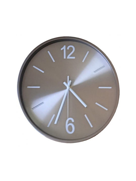 Etoile Ceas de Perete Metalic Inox Ø30cm