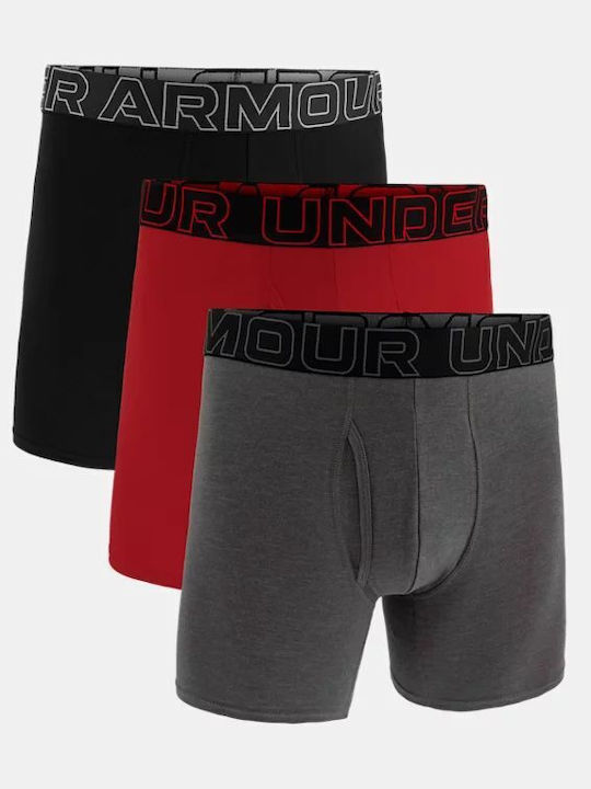 Under Armour Herren Boxershorts Black/Red/Grey ...