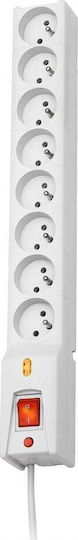 Lestar Power Strip 8 Positions with Cable 3m Gray