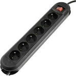 HAMA Power Strip Black