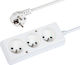 Blow Steckdosenleiste 3 Positionen mit Kabel 1.5m