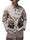 Paris Saint-germain Woven Athletic Jacket Black/bright Crimson