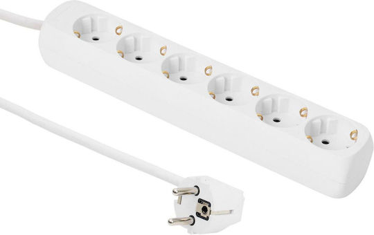 Microconnect Πολύπριζο 6 Θέσεων με Καλώδιο 5m