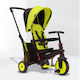 Smart Trike Tricicletă pentru copii STR3 Pliabil, Transformabil cu Mâner Parental & Cort pentru 9+ luni Verde