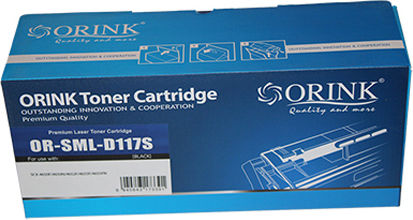 Orink Compatible Toner for Laser Printer Samsung MLT-D117S Black