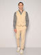 Herrenweste Beige