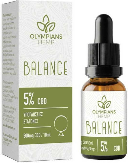 Olympians Hemp Hanföl Zur Reduzierung Von Ängsten Mit 5% CBD 10ml