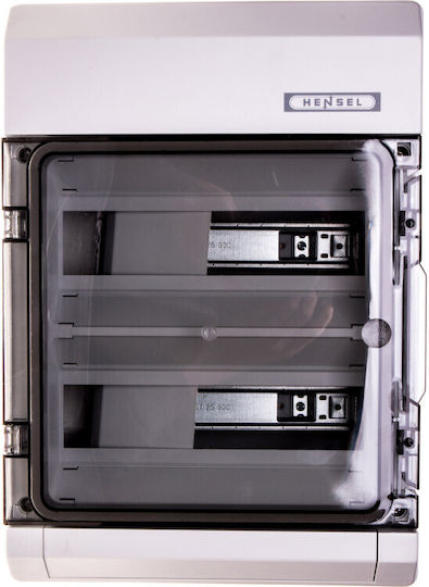 Hensel Wall mounted Waterproof 12-Elements Fuse Box with 2 Rows