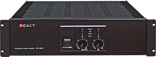 Tele PA Power Amplifier 1200W/4Ω 800W/8Ω