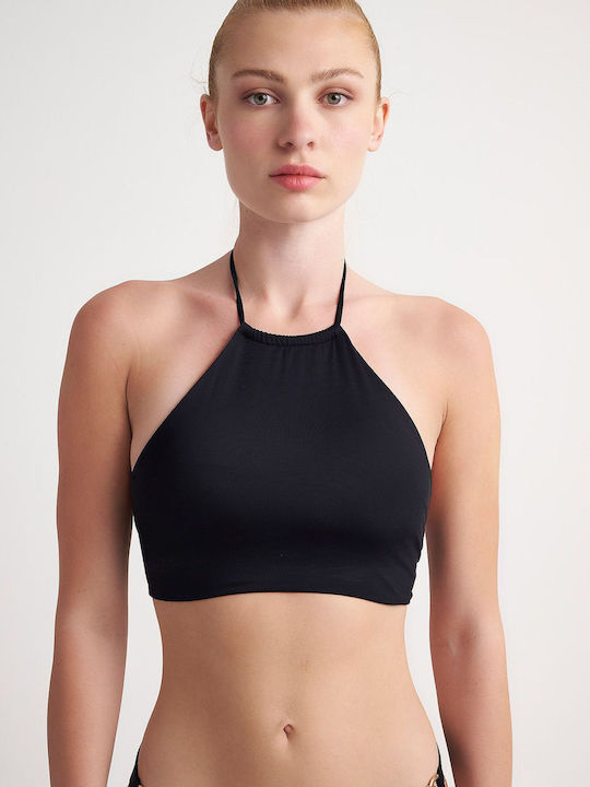 SugarFree Padded Sports Bra Bikini Top Fashion black