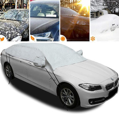 Car 236500 Waterproof Car Half Cover Aluminumized Polyester All Seasons Small 240x150x60cm Made In EU