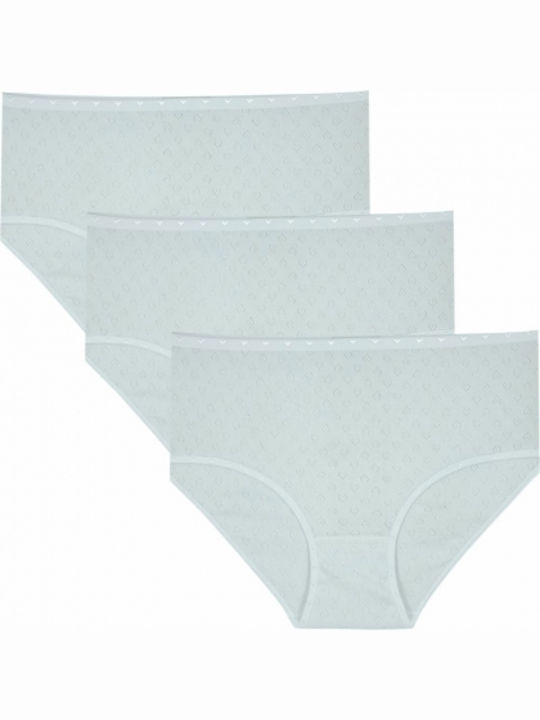 Onurel Βαμβακερά Γυναικεία Slip 3Pack Λευκό