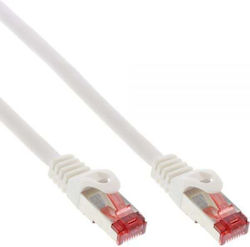 Intos Electronic 76950W S/FTP Cat.6 Καλώδιο Ethernet 0.5m Λευκό