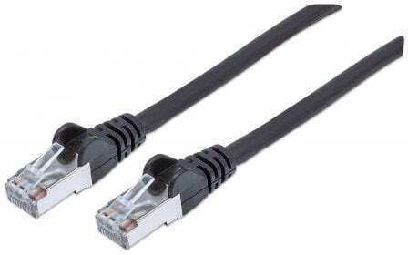 Intellinet S/FTP Cat.6a (Gigabit) Καλώδιο Δικτύου Ethernet 15m Μαύρο