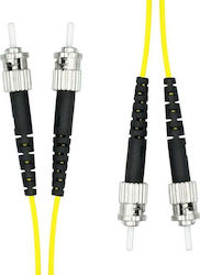 ProXtend Optische Faser ST-ST 0.5m Gelbe ProXtend Optische Faser ST-ST 0.5m Gelbe