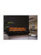 Faber Wall Mounted Electric Fireplace 2000W 121x80cm Black