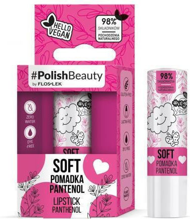 Floslek Vege Lip Care Soft Vegan Lipstick Panthenol 4.1g