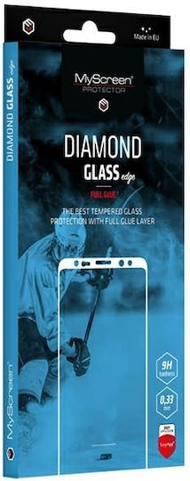 MyScreenPROTECTOR Full Glue Full Face Tempered Glass (Oppo A55 4G)
