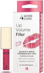 More4care Lip Volume Filler Lip Gloss-serum Juicy Pink 4.8g
