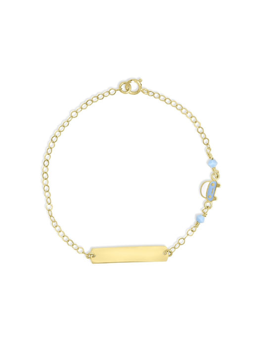 Kids Bracelet ID from Gold 9K