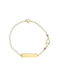 Kids Gold ID Bracelet 9K for Girl