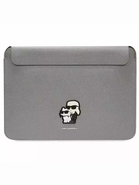 Karl Lagerfeld Saffiano Karl&choupette Θήκη Laptop 14" Ασημί Karl Lagerfeld Saffiano Karl&choupette Θήκη Laptop 14" Ασημί