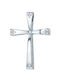 Triantos White Gold Cross 14K with Chain