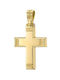 Triantos Gold Kreuz 14K mit Kette