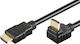 Microconnect Angle (90°) Cable HDMI male - HDMI male 5m Black
