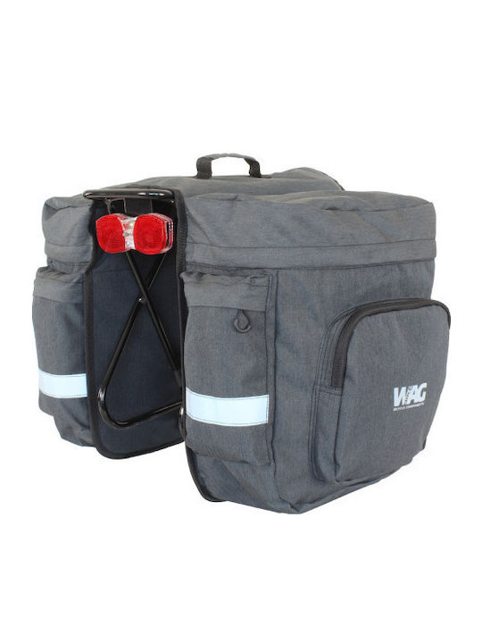 WAG 588022341 Gepäckträgertasche Doppelter Gray