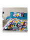 Kentia Sheet Set Semi-double Cotton Blue 190x270cm 3pcs