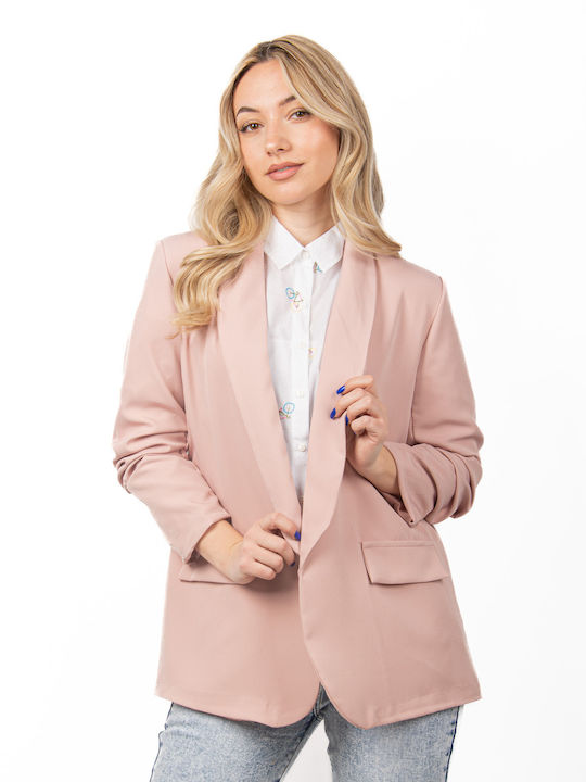 Ellen Blazer pentru femei Sacou ROZ