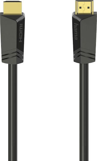 HAMA Cable HDMI male - HDMI male 7.5m Μαύρο