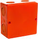 Kopos Kolin Surface Mounted Electrical Box Branching Watertight IP66 in Orange Color