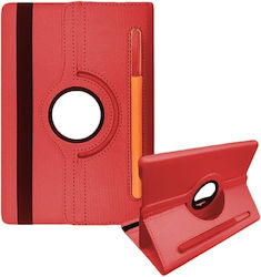 T870 T875 Flip Cover Rotativă Roșu Samsung T870 / T875 / X700 Galaxy Tab S7 / S8 11