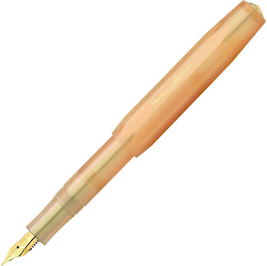 Kaweco Collection Πένα Γραφής Fine Πορτοκαλί με Μπλε Μελάνι
