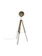 Pakketo Stehleuchte H150xB62.5cm. mit Fassung für Lampe E27 Bronze