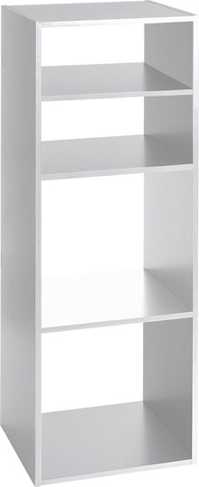 Bibliotecă Albă 34.5x32x100.5 cm