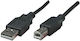 Logo Collection USB 2.0 Cable USB-A male - USB-B male Γκρι 1.8m 17057