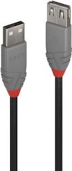 Lindy 36703 USB 2.0 USB-A male σε USB-A female Λευκό 2m