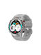 XO J7 Smartwatch με Παλμογράφο (Γκρι)