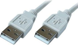 PremiumCord ku2aa2 USB 2.0 USB-A male σε USB-A male Γκρι 2m PremiumCord ku2aa2 USB 2.0 USB-A male σε USB-A male Γκρι 2m