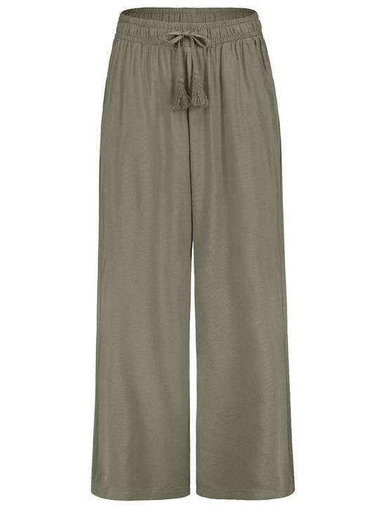 Pantaloni pentru femei Sublevel Olive 100% Vâscoză