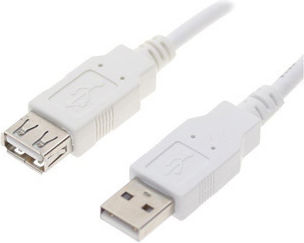 Logo Collection USB 2.0 Cable USB-A male - USB-A female Γκρι 0.3m 40610