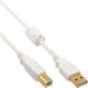 InLine USB 2.0 Cable USB-A male - USB-B male Λευκό 10m 34550W